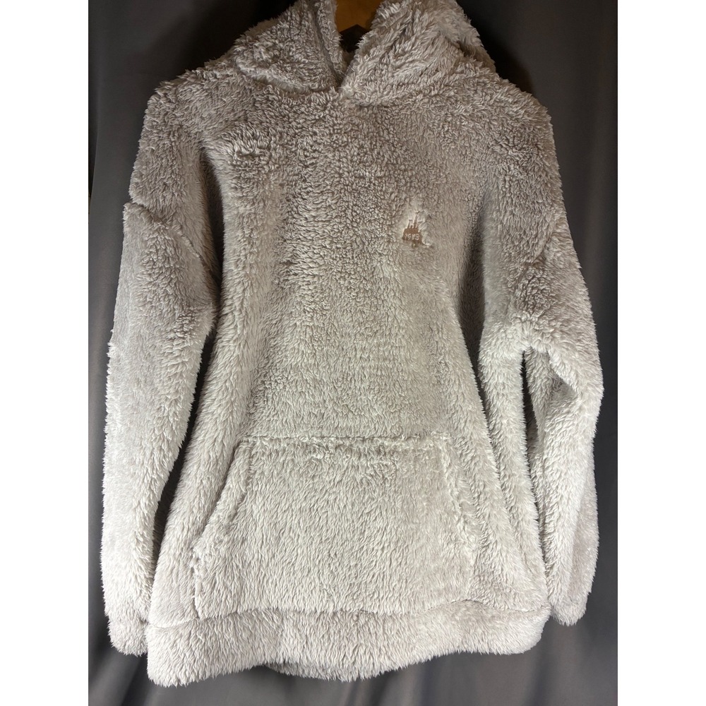 Tokyo Disney Resort Hoodie Ears Sherpa Fleece Pullover Sweatshirt